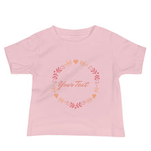 Load image into Gallery viewer, Customisable Baby Jersey Short Sleeve Tee
