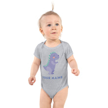 Load image into Gallery viewer, Customisable Dinosaur Infant Bodysuit
