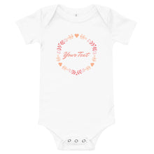 Load image into Gallery viewer, Customisable Baby short sleeve one piece
