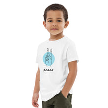 Load image into Gallery viewer, Peace Organic cotton kids t-shirt
