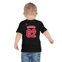 Load image into Gallery viewer, Customisable Number Gunner Toddler Short Sleeve Tee
