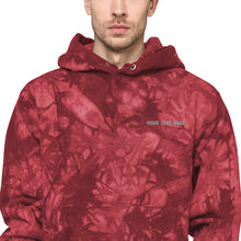 Load image into Gallery viewer, Customisable Embroidery Mens Champion tie-dye hoodie
