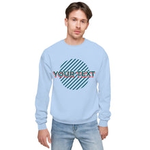 Load image into Gallery viewer, Customisable circle fleece sweatshirt
