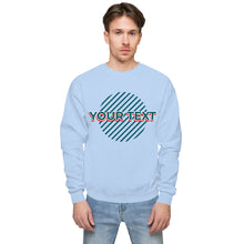 Load image into Gallery viewer, Customisable circle fleece sweatshirt
