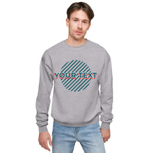 Load image into Gallery viewer, Customisable circle fleece sweatshirt
