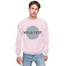 Load image into Gallery viewer, Customisable circle fleece sweatshirt
