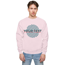 Load image into Gallery viewer, Customisable circle fleece sweatshirt
