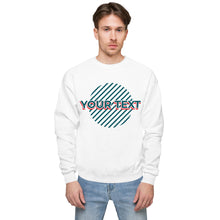 Load image into Gallery viewer, Customisable circle fleece sweatshirt
