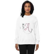 Load image into Gallery viewer, Customisable Initial Women&#39;s fleece sweatshirt
