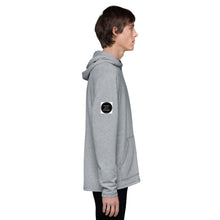 Load image into Gallery viewer, Customisable Mens Right Sleeve Print Lightweight Hoodie (Black or Grey)
