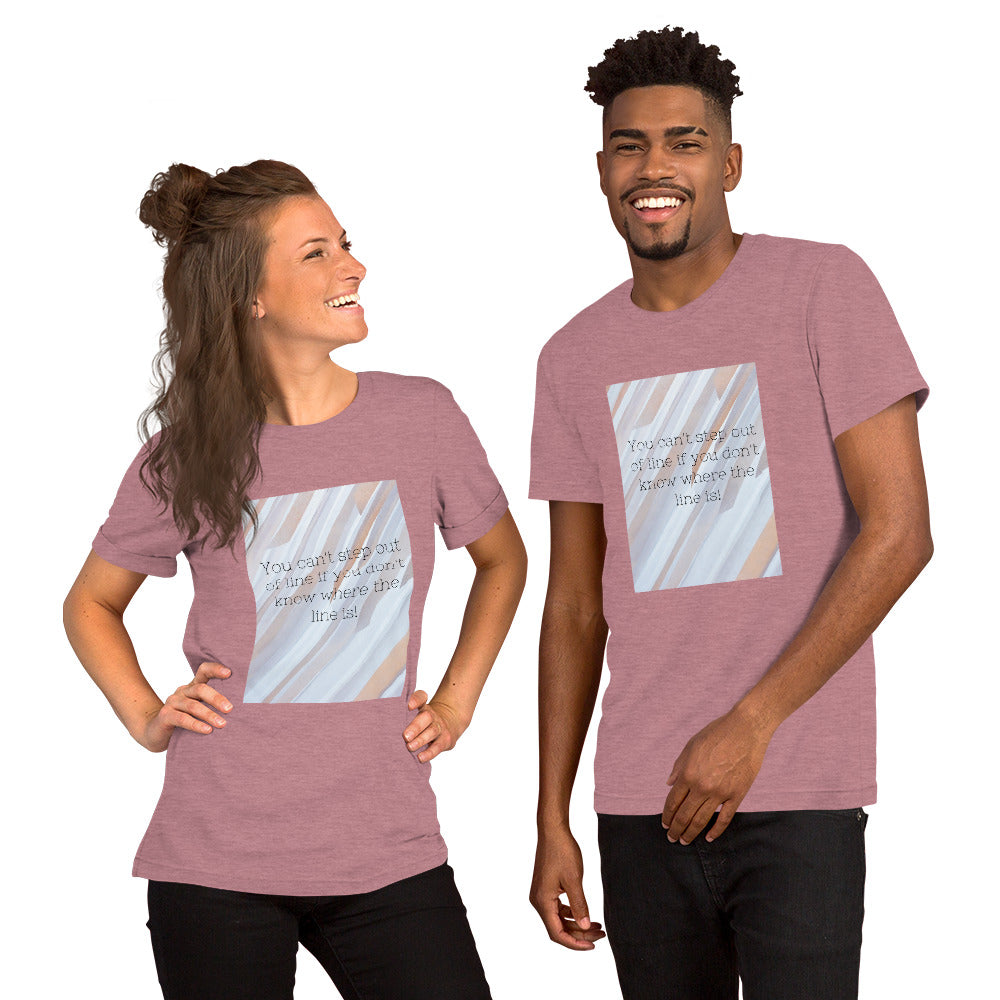 Line Quote Short-Sleeve Unisex T-Shirt (Various Colours)