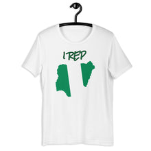 Load image into Gallery viewer, Customisable Short-Sleeve Unisex I Rep Nigeria T-Shirt
