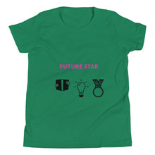 Load image into Gallery viewer, Future Star Customisable Youth Short Sleeve T-Shirt
